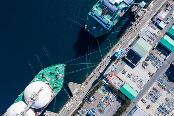 Dynamic shot of a boat on the water